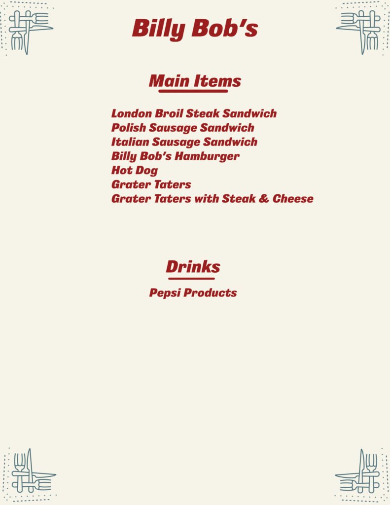 Billy Bobs Menu scaled 1