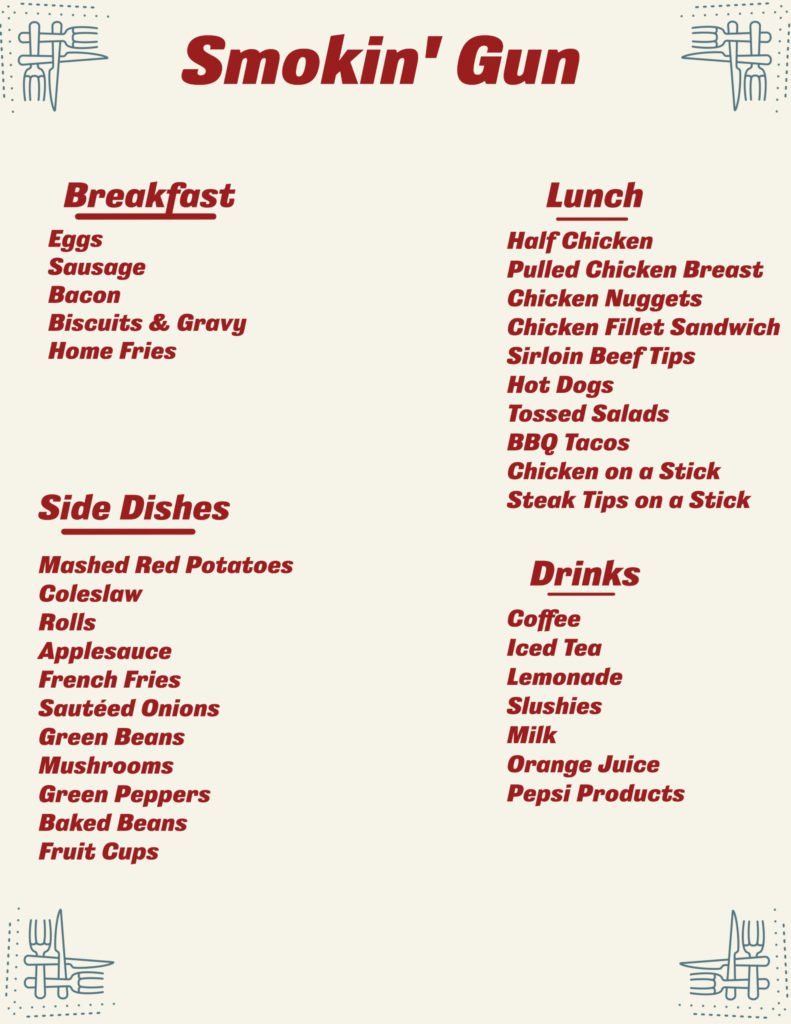 Smokin Gun Menu scaled 1