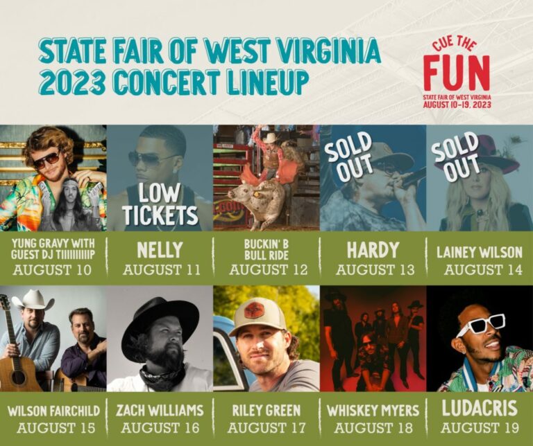 2023 Schedule State Fair of West Virginia
