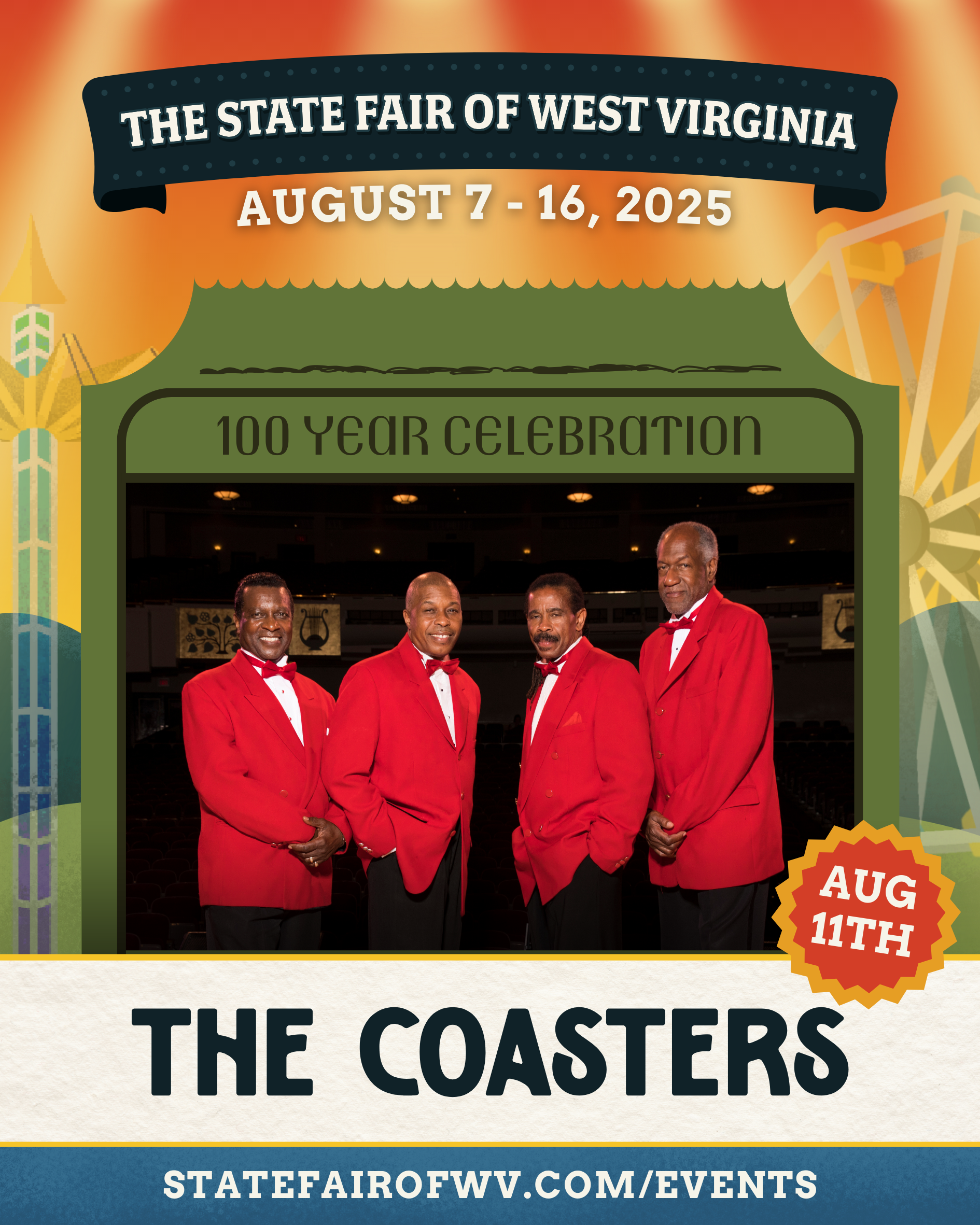 The Coasters, The Drifters, & The Platters