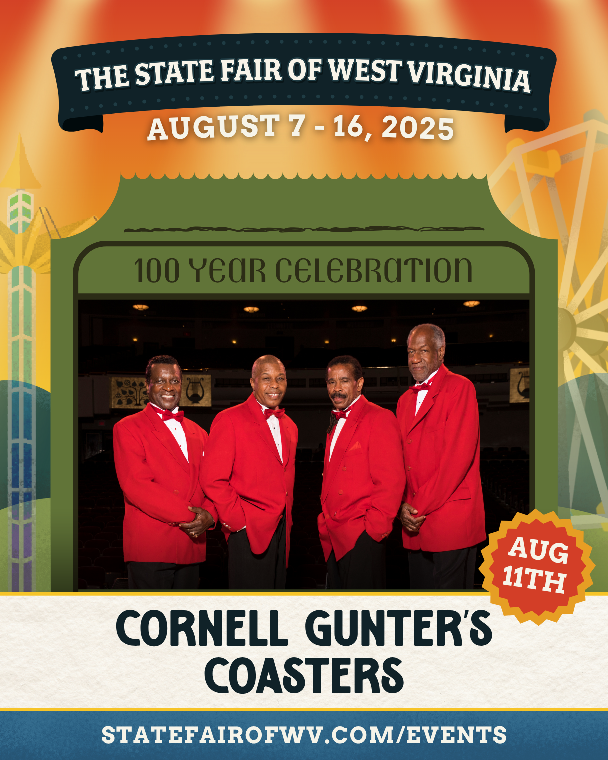 Cornell Gunter’s Coasters, The Drifters, & The Platters
